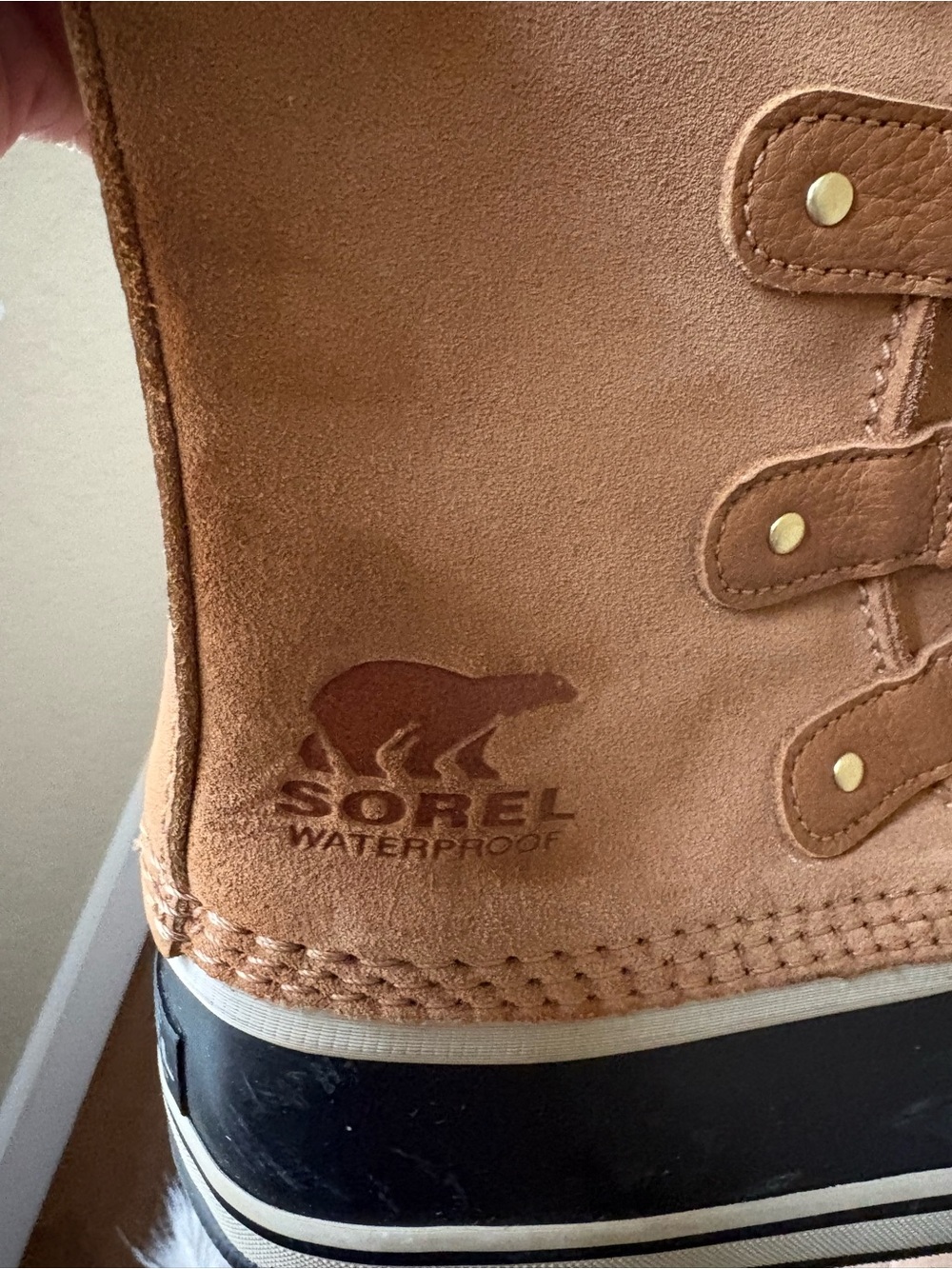 Sorel Boots Joan of Artic‎ Women’s Waterproof Faux Fur Black Brown, Size 9.5 NWT - Picture 6 of 12